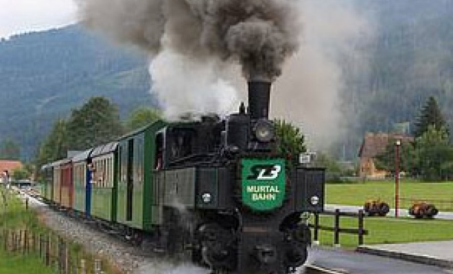 Dampfbummelzugfahrten mit der Murtalbahn